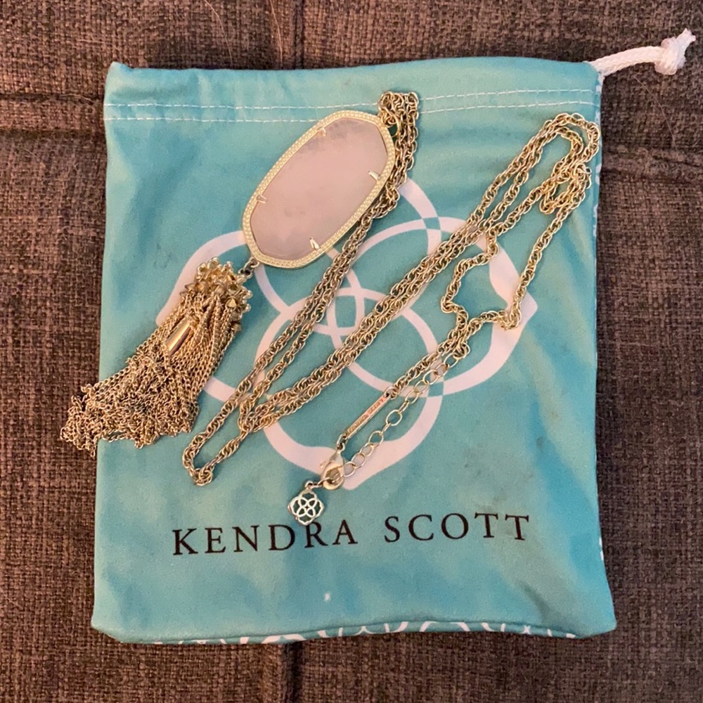 Kendra Scott Rayne Gold Large Necklace